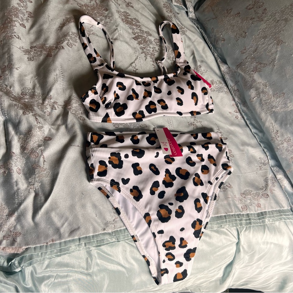Leopard Print Bikini Set
